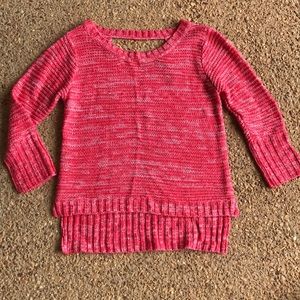 Salmon pink sweater